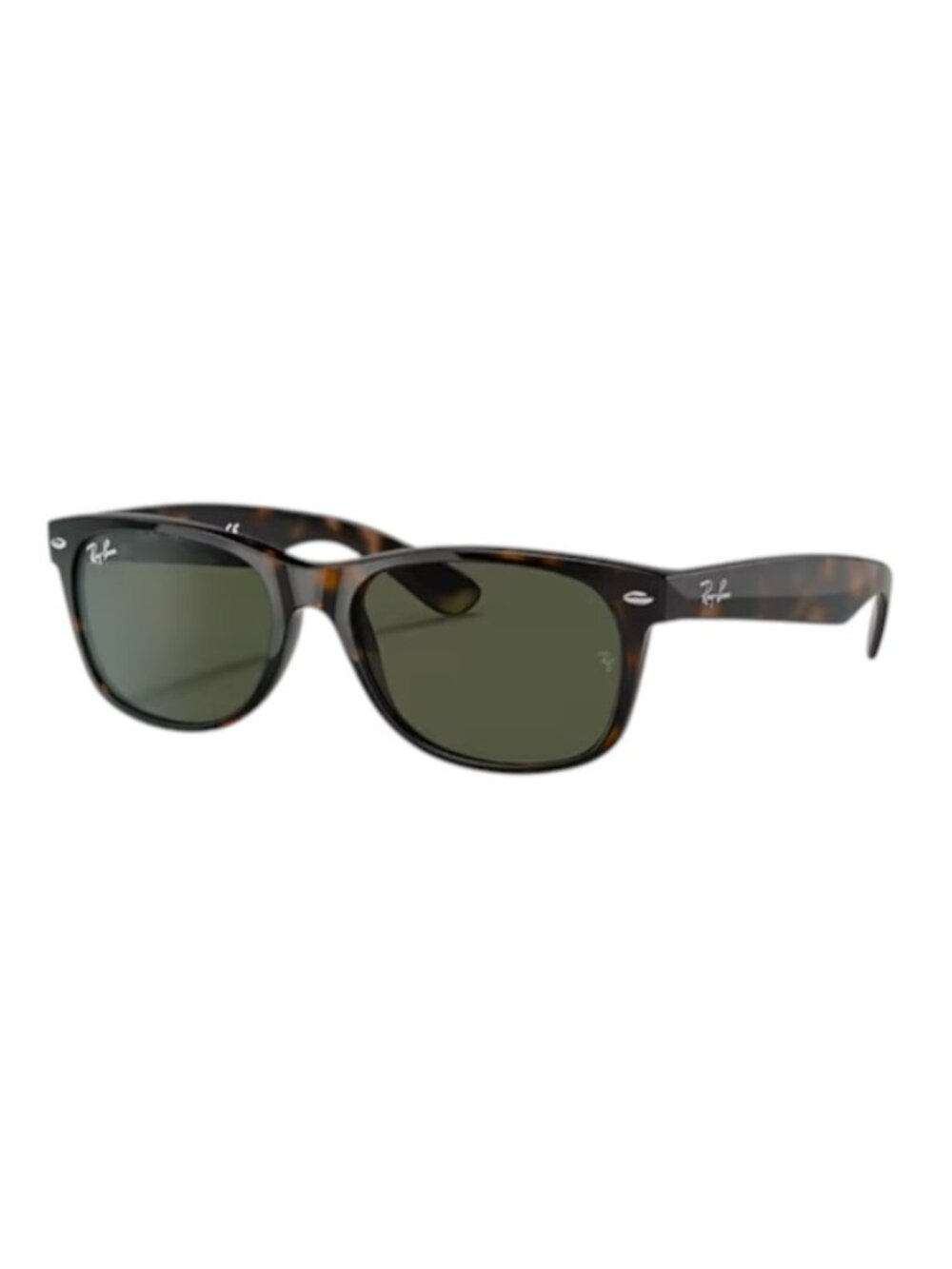 NEW RAY-BAN Wayfarer Classic – Polished Tortoise Frame, G-15 Green Lenses (NWT)